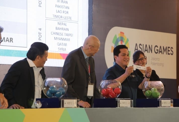 Sepak Bola Putra Asian Games 2018 Diundi Lagi 25 Juli, Berikut Pembagian Potnya
