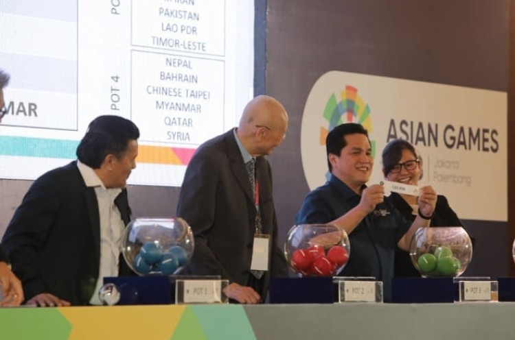 Sepak Bola Putra Asian Games 2018 Diundi Lagi 25 Juli, Berikut Pembagian Potnya