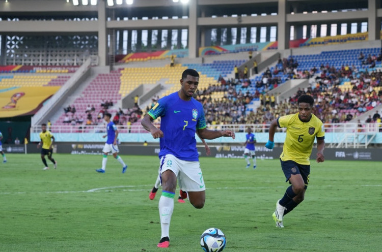 Hasil Piala Dunia U-17 2023: Tekuk Ekuador 3-1, Brasil Melaju ke Perempat Final