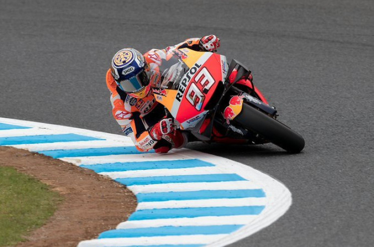 Lomba MotoGP Jepang: Marc Marquez Menang Mudah, Valentino Rossi Rasakan Mimpi Buruk