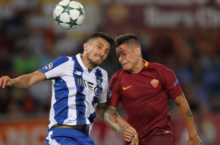 Hasil Pertandingan Liga Champions AS Roma vs FC Porto : Skor 0-3