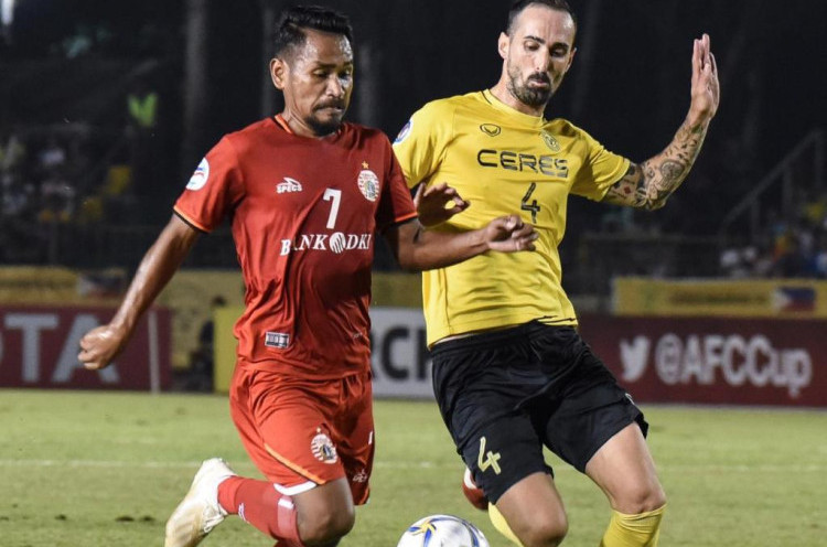 Persija Jakarta Takluk 0-1 di Kandang Ceres-Negros
