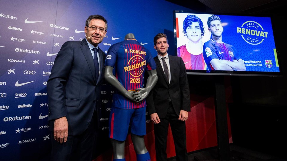 Perpanjang Kontrak hingga 2022, Sergi Roberto Bidik Piala Dunia