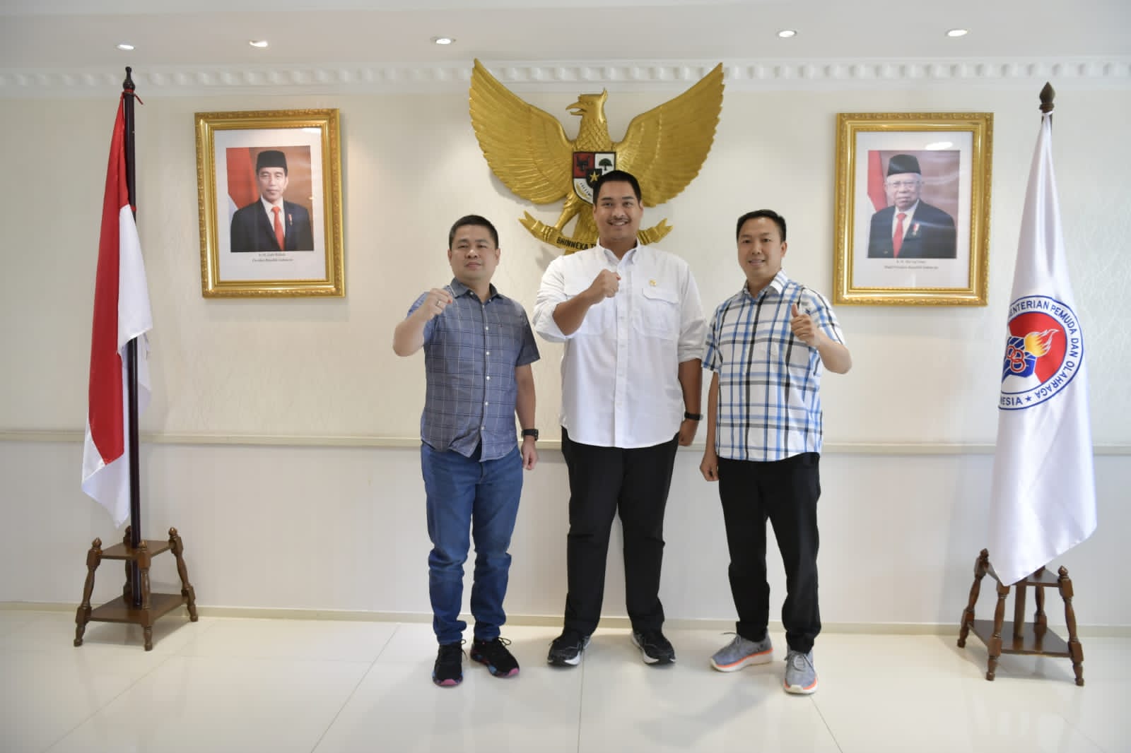 Menpora Dito Puji Mills, Karya Anak Bangsa Berkualitas Kuasai Pasar Internasional