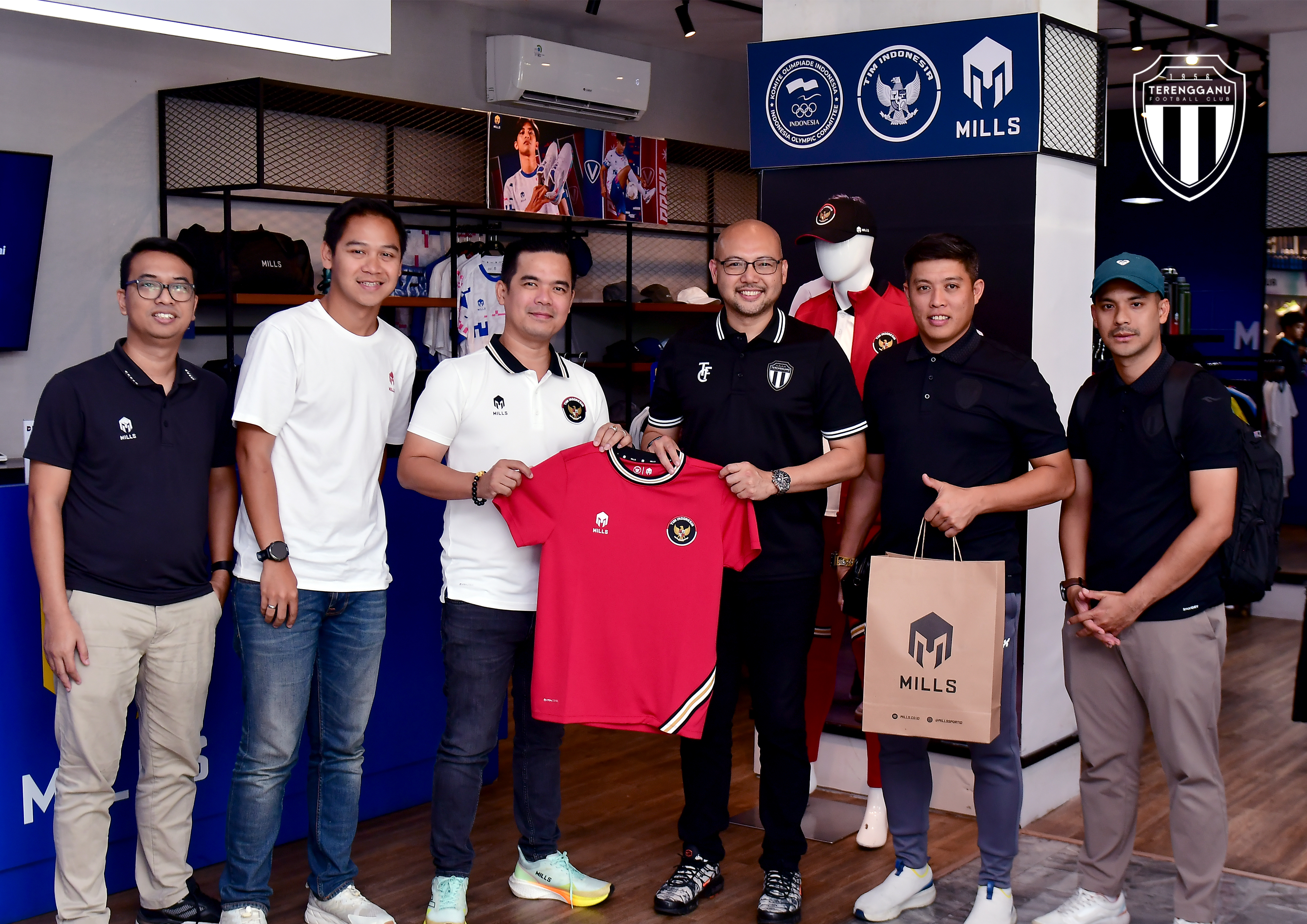 Mills Jadi Footwear Partner Resmi Klub Malaysia Terengganu FC