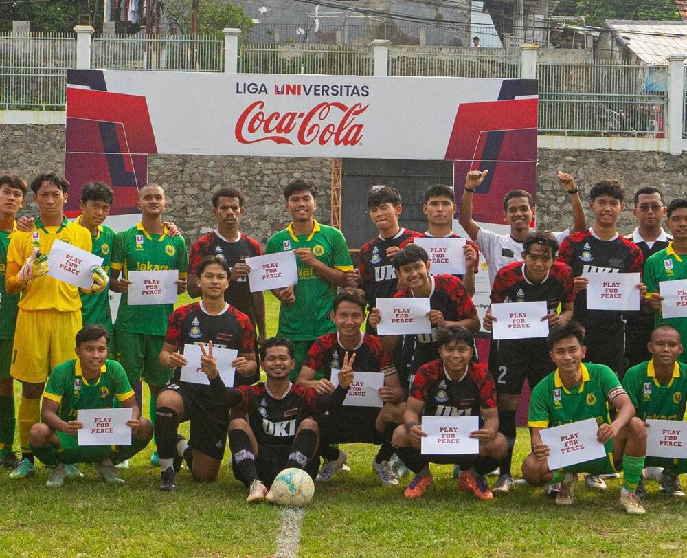 Play for Peace Menggema pada Laga UKI vs UNJ di Liga Universitas Coca-Cola 2026