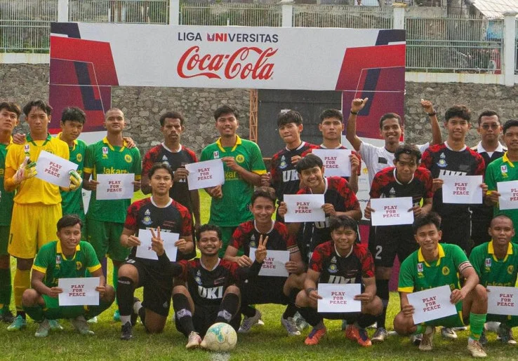 Play for Peace Menggema pada Laga UKI vs UNJ di Liga Universitas Coca-Cola 2026