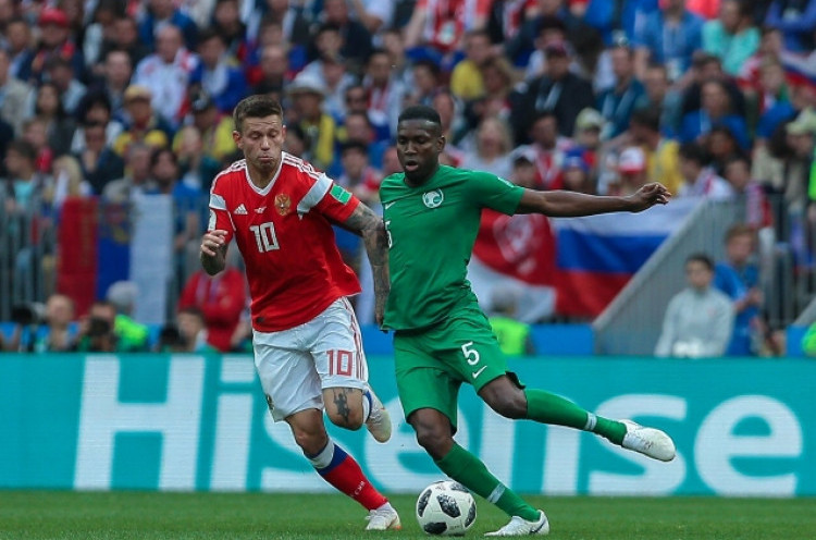 Rusia 5-0 Arab Saudi: Tuan Rumah Berpesta di Laga Pembuka