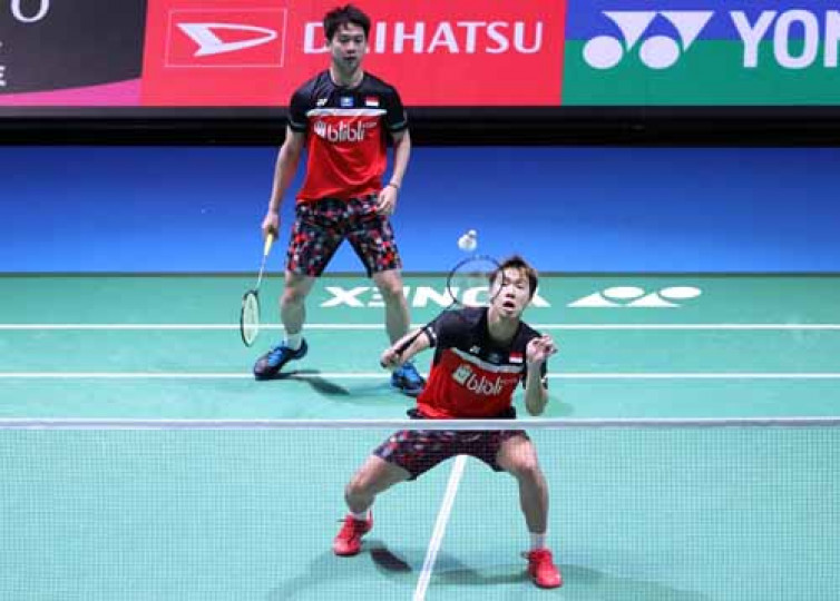 Kevin/Marcus Panaskan Mesin di Jerman Sebelum ke All England
