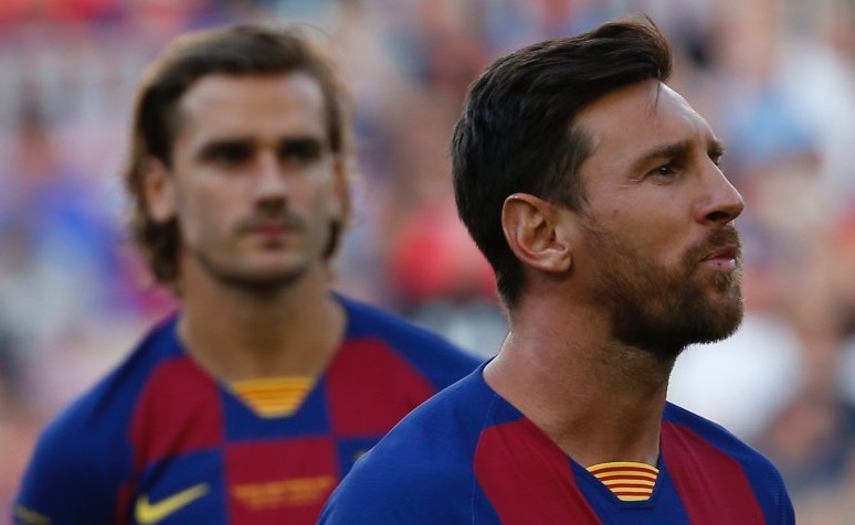 Pique Tanggapi Isu Friksi Lionel Messi dan Antoine Griezmann