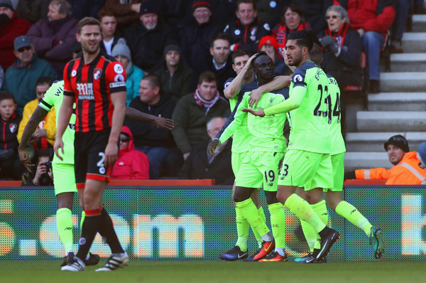 Hujan Gol Mewarnai Laga Bournemouth vs Liverpool