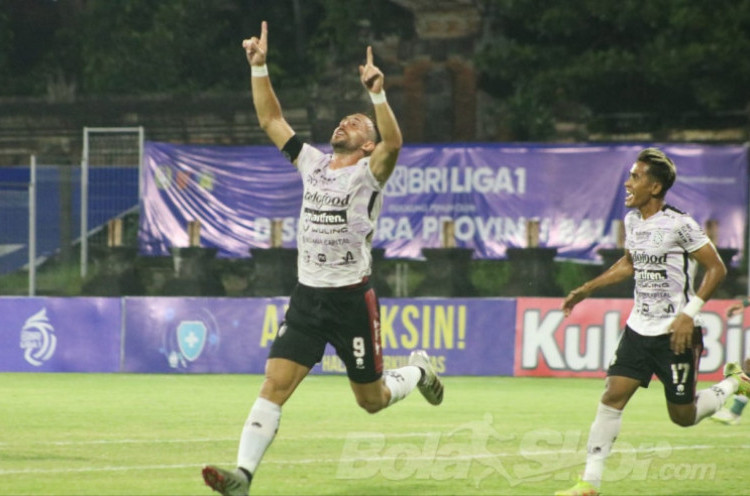Hasil Liga 1: Bali United Gulung TIRA-Persikabo 3-0