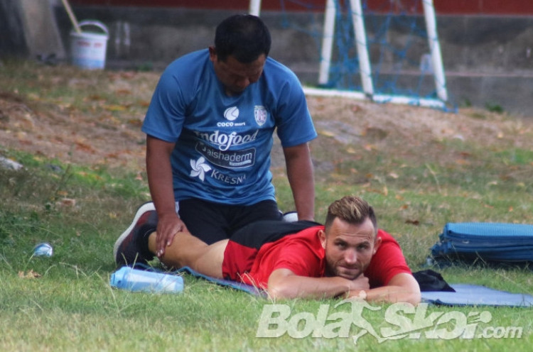 Antusias Ilija Spasojevic Menuju Latihan Perdana Bali United