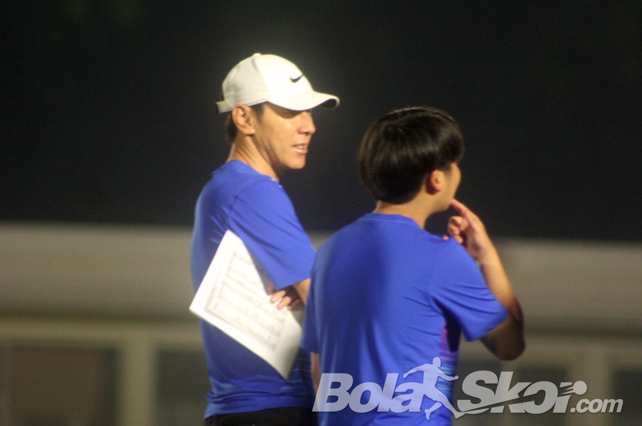 Latihan Hari Kedua, Shin Tae-yong Tingkatkan Stamina Pemain Timnas Indonesia