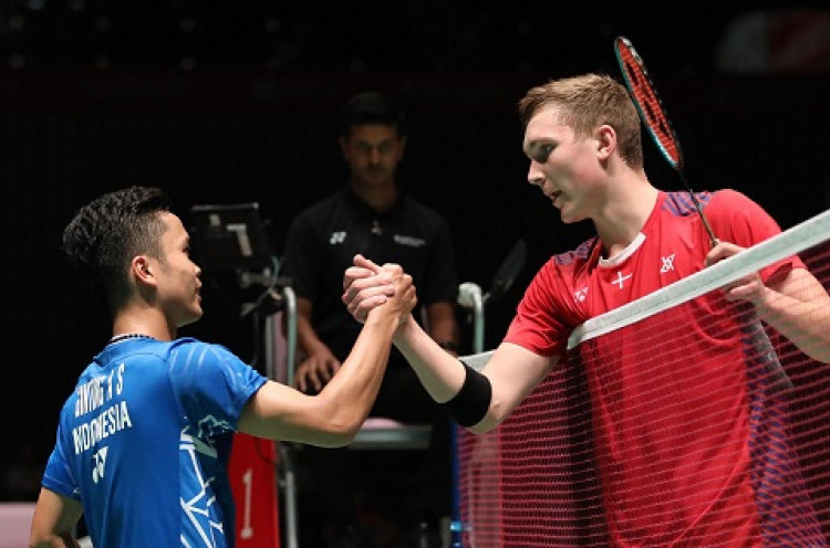 Bekuk Viktor Axelsen di China Open 2018, Anthony Ginting Balaskan Kekalahan