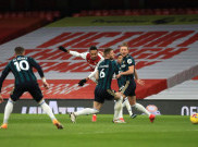 Arsenal 4-2 Leeds United: Aubameyang Trengginas dengan Cetak Hat-trick