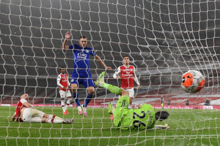Jamie Vardy Hobi Jebol Gawang Arsenal, The Gunners Lagi-lagi Kehilangan Poin Berharga