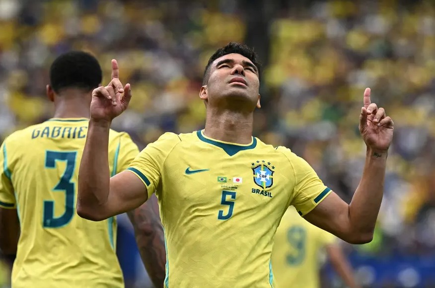 Rating Pemain Brasil vs Jepang: Casemiro Pamer Kualitas 