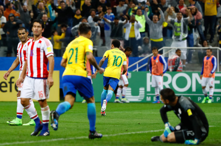 Brasil Bungkam Paraguay Tiga Gol Tanpa Balas