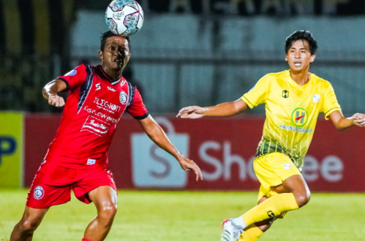 Hasil Liga 1 2022/2023: Barito Putera Dipaksa Arema FC Berbagi Poin