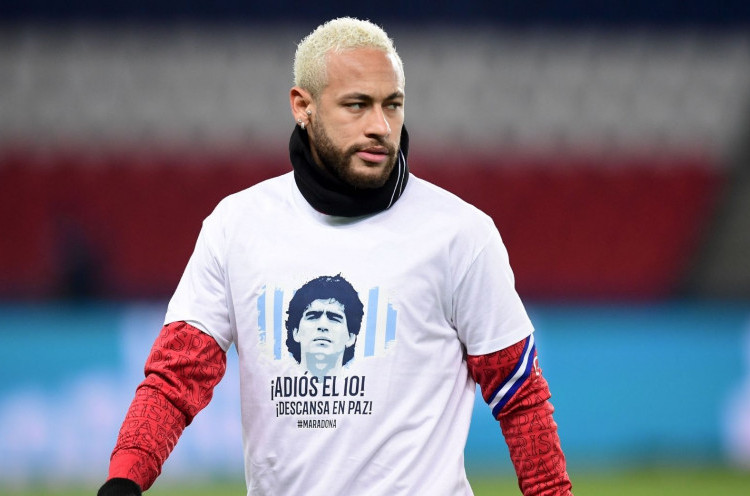 Neymar Cerita Pertemuan Tak Terlupakan dengan Diego Maradona