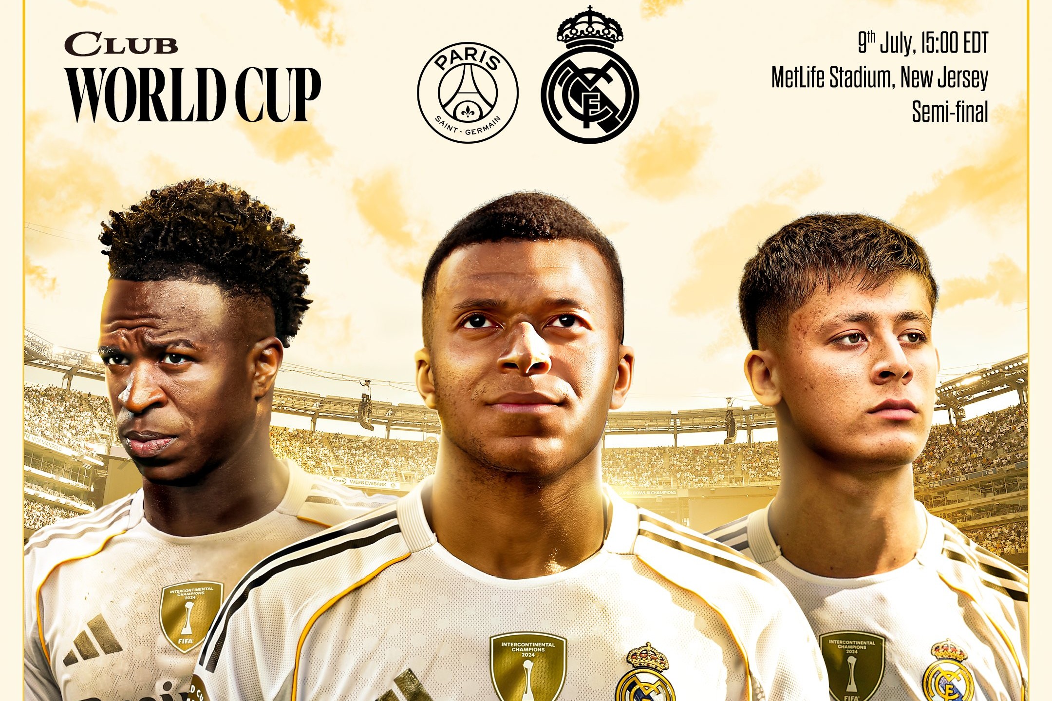 Jadwal Siaran Langsung dan Link Live Streaming Real Madrid vs PSG, Kamis 10 Juli 2025