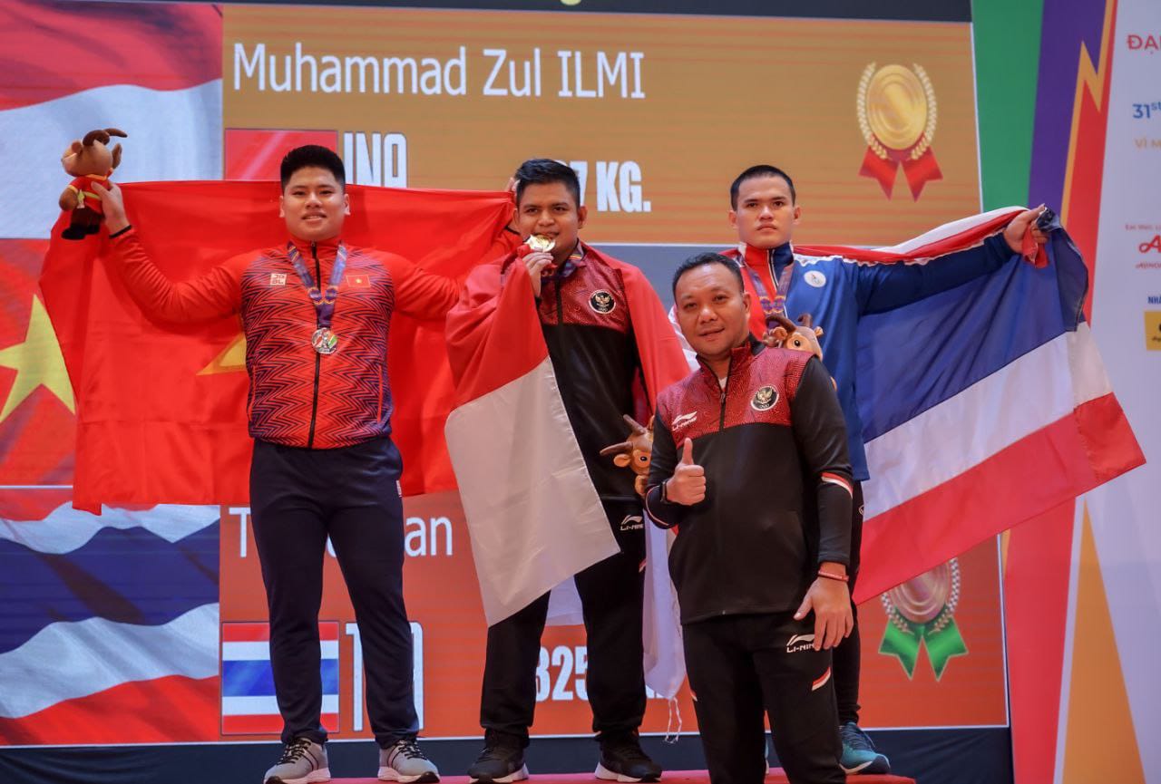 SEA Games 2021: Muhammad Zul Ilmi Raih Medali Emas dari Cabor Angkat Besi