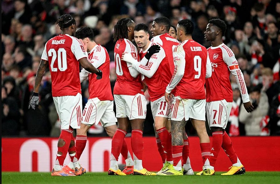 Hasil Piala FA: Arsenal Gilas Wigan Athletic 4-0
