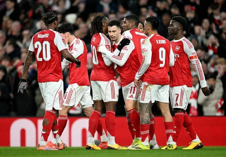 Hasil Piala FA: Arsenal Gilas Wigan Athletic 4-0