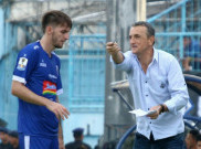 Pelatih Arema FC Mulai Kurang Nyaman dengan Kepemimpinan Wasit Liga 1