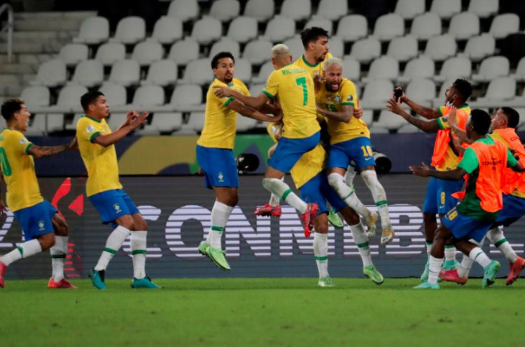 Hasil Copa America 2021: Ekuador Imbang, Brasil Menang Kontroversial atas Kolombia