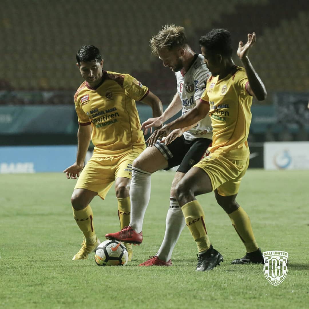 Sriwijaya FC 3-2 Bali United, Dua Pemain Timnas Indonesia Cetak Gol