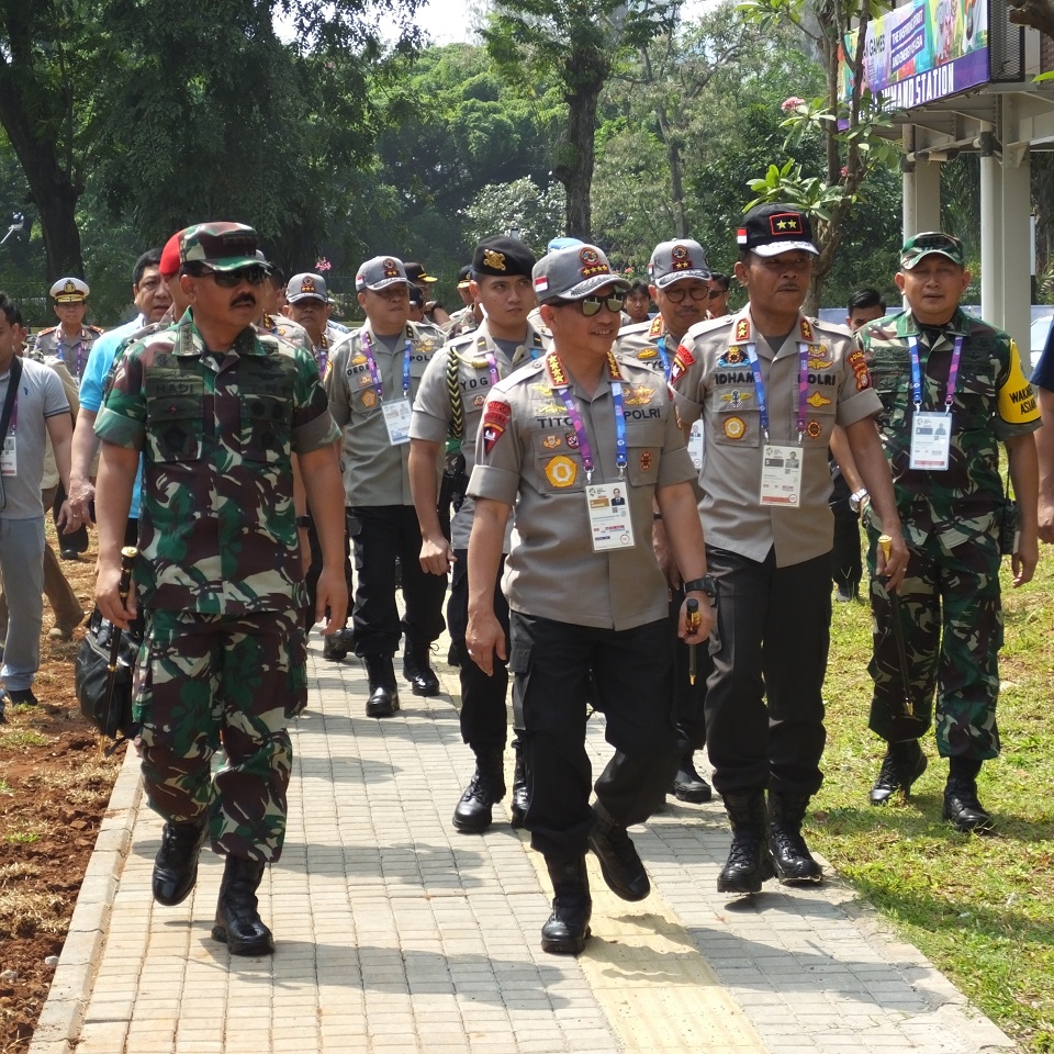8107 Personil Gabungan Amankan Pembukaan Asian Games 2018