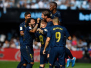 Celta Vigo 1-3 Real Madrid: El Real Menang Telak dengan 10 Pemain