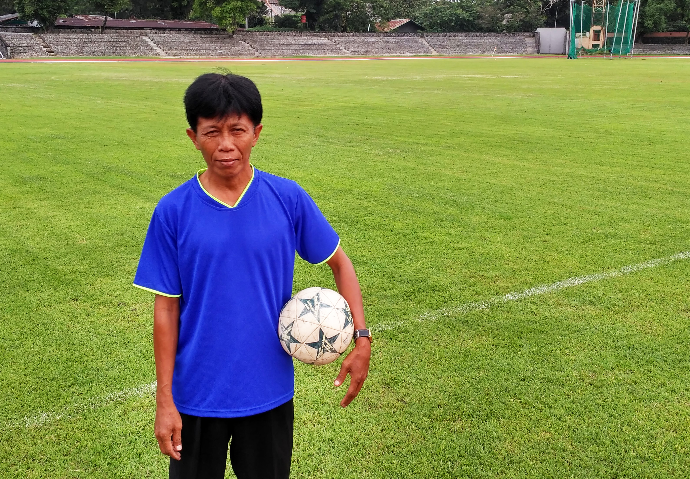 Sri Widadi, Eks Bintang Arseto dan Pelatih Bambang Pamungkas yang Kini Merawat Stadion Sriwedari