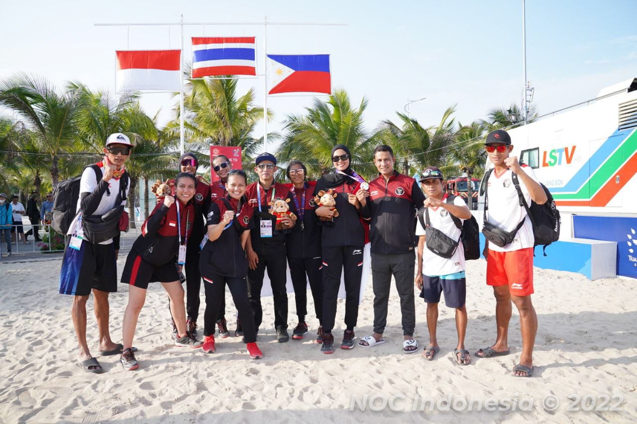 Medali Emas SEA Games Bikin Voli Pantai Pede Lolos ke Olimpiade 2024