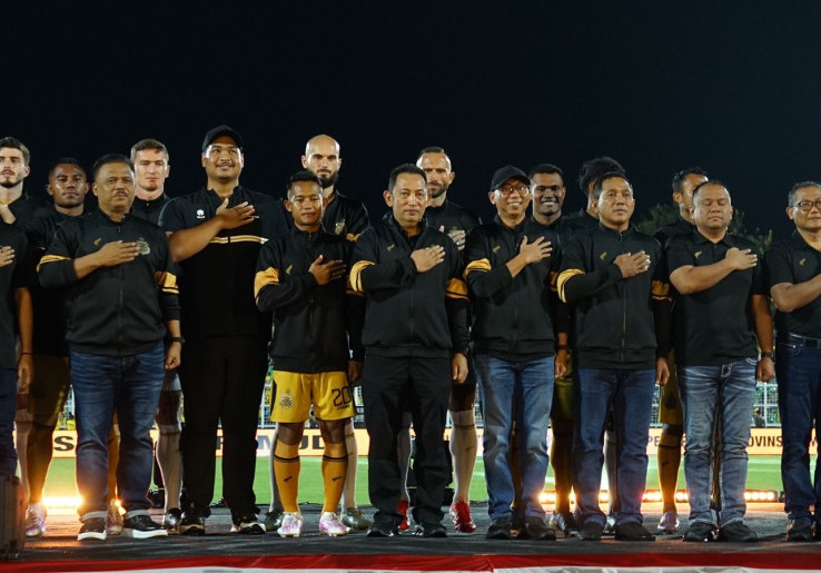 Awan Setho Terkesan dengan Antusias Masyarakat Lampung terhadap Bhayangkara Presisi Lampung FC