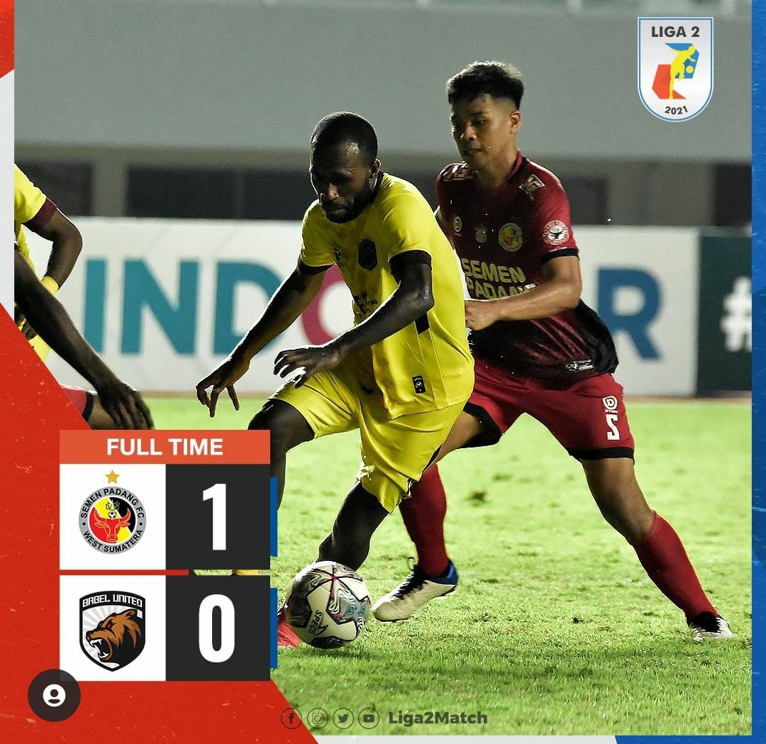 Hasil Liga 2: PSMS Kalah, Semen Padang dan Persiba Menang