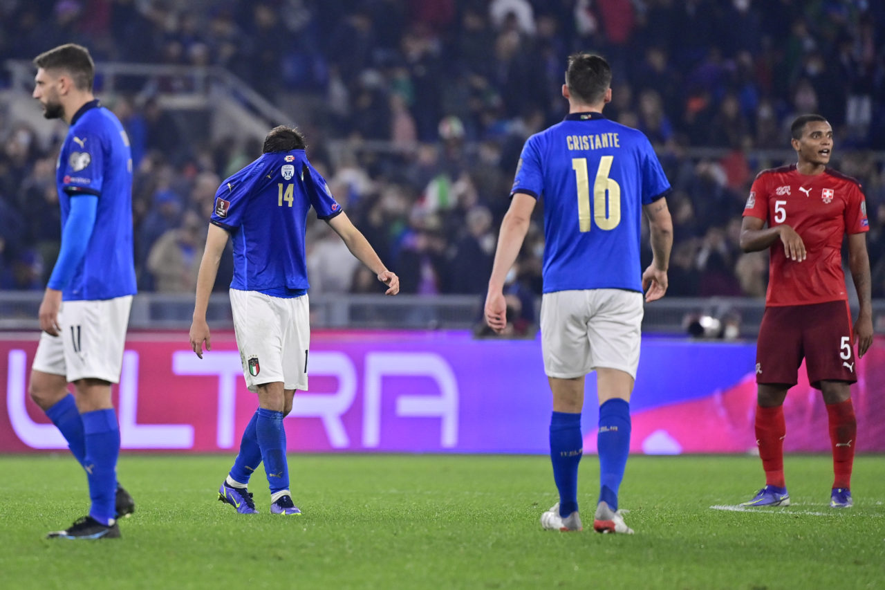 Diimbangi Swiss, Peluang Italia Lolos ke Piala Dunia 2022 Terancam