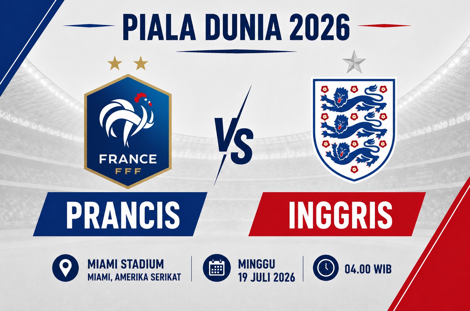 Prediksi dan Statistik Prancis vs Inggris: Pertaruhan Harga Diri 