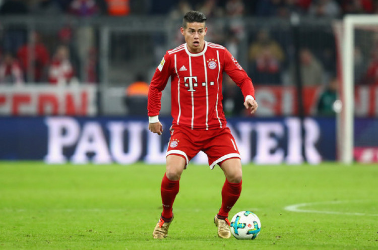 Jelang Lawan Madrid, Bayern Munchen Dapat Kabar Gembira Terkait James Rodriguez
