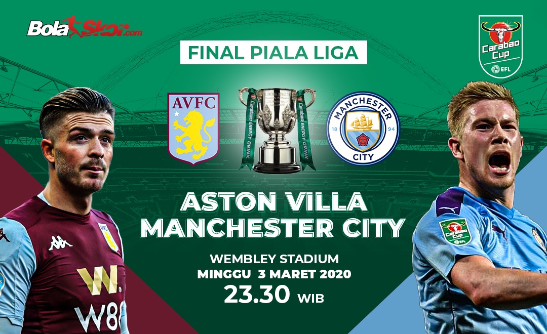 Prediksi Aston Villa Vs Manchester City: Ambisi The Citizens Cetak Hat-trick Juara