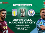 Prediksi Aston Villa Vs Manchester City: Ambisi The Citizens Cetak Hat-trick Juara