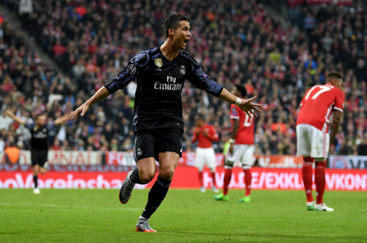 Dua Gol Ronaldo Bawa Madrid Raih Kemenangan Atas Bayern Munchen