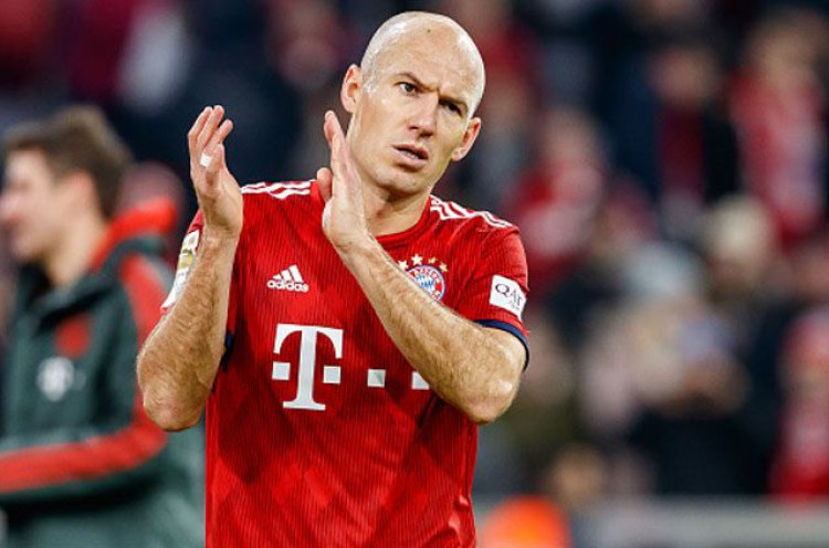 Berniat Comeback, Arjen Robben Tutup Peluang Bela Bayern Munchen Lagi