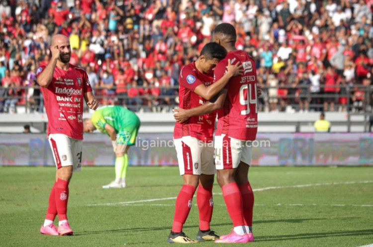 Hasil Liga 1: Bali United Menang Tipis atas Barito Putera