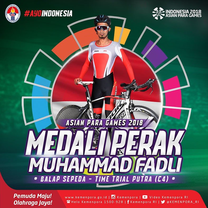 Medali Perak Asian Para Games 2018 Sesuai Target M. Fadli