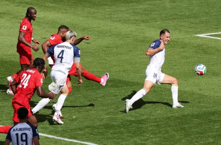 Hasil Piala Dunia 2026: Kanada vs Bosnia 1-1, Cyle Larin Selamatkan Les Rouges