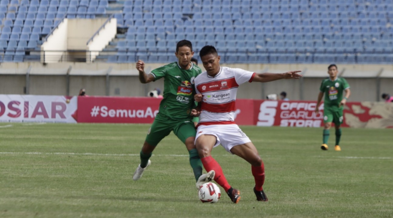 Piala Menpora 2021: Madura United Menang Dramatis 2-1 atas PSS Sleman