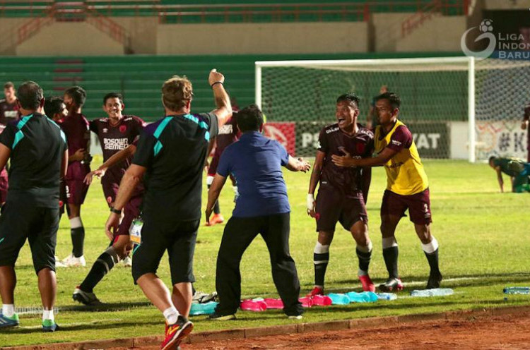 Hasil Liga 1 2018: PSM Kalahkan Sriwijaya FC, PSIS Tumbangkan Perseru